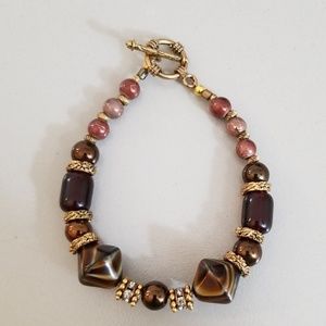 Beautiful brown and gold handsome bracelet.